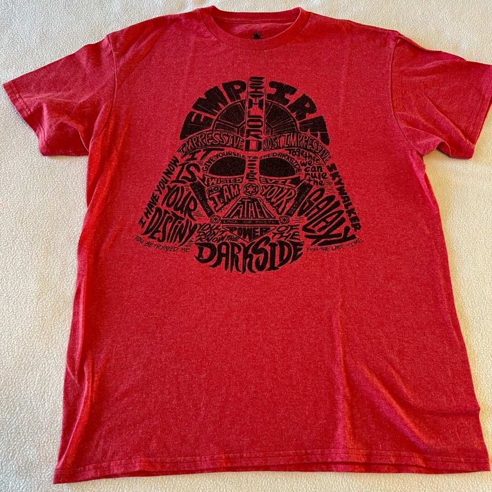NWOT Disney Darth Darkside Tshirt- men’s medium